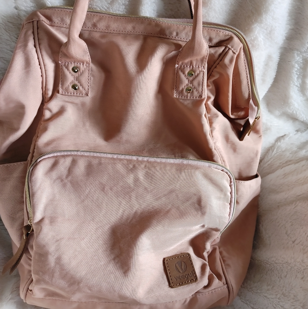 Great wide mouth backpack/purse/diaper bag